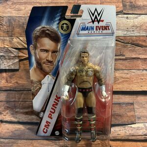 WWE Main Event Series 150 CM Punk CHASE VARIANT Figure Mattel Basic Pink Green